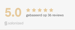 5 sterren op 5 gebaseerd op 36 salonized reviews